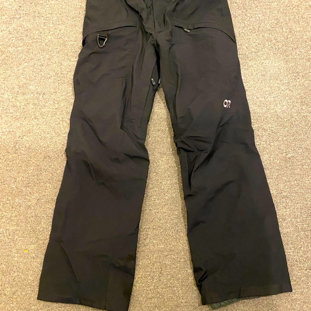 Outdoor Research Snowcrew ski/snowboard Black Pants Men’s Medium